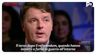 Matteo Renzi Il Mio Partito È E Rimane Il Partito Democratico