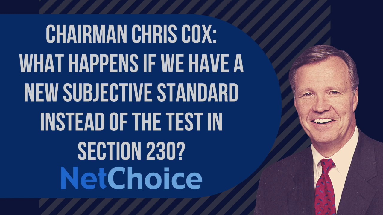 Subjective Standards vs. Section 230