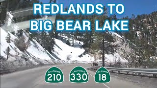 Driving Up to Big Bear | Redlands to Big Bear Lake | CA-210, Hwy 330 & 18 by Southwest Road Trips 184 views 1 month ago 55 minutes