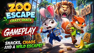 Zoo Escape: Crazy Snack Gameplay | Funny Animal Escape Challenge! screenshot 5