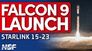SpaceX Launches Falcon 9 Starlink 15-23 from Vandenberg