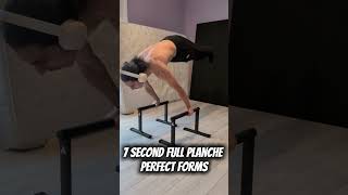 7 second full planche #fullplanche #calisthenics #streetworkout #gym #humour