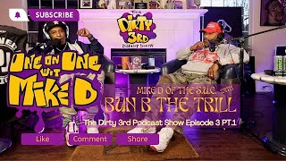 Bun B & Mike D sit down for a 1 on 1 about Pimp C, Fat Pat & DJ Screw ep.3 pt 1