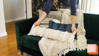 Furniture Fundamentals With Kyle Schuneman 3 Ways To Style Your Sofa