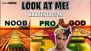 XXXTENTACION - Look At Me! - Noob vs Pro vs God (Fortnite Music Blocks) with map code!