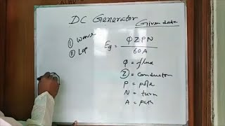 7. dc generator math solution (lecture 1)