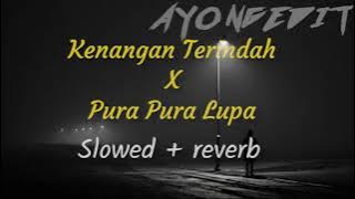 Kenangan terindah X pura pura lupa ( Slowed reverb tiktok version )