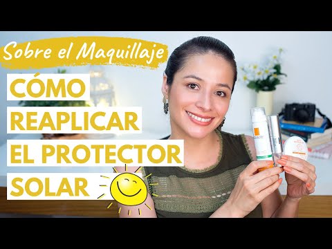 COMO REAPLICAR EL PROTECTOR SOLAR CUANDO VAS MAQUILLADA｜Reaplicación compactos cushions spray polvos