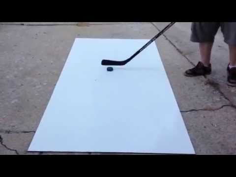 white panel board dry erase homemade stick handling ice surface youtube white panel board dry erase homemade stick handling ice surface youtube