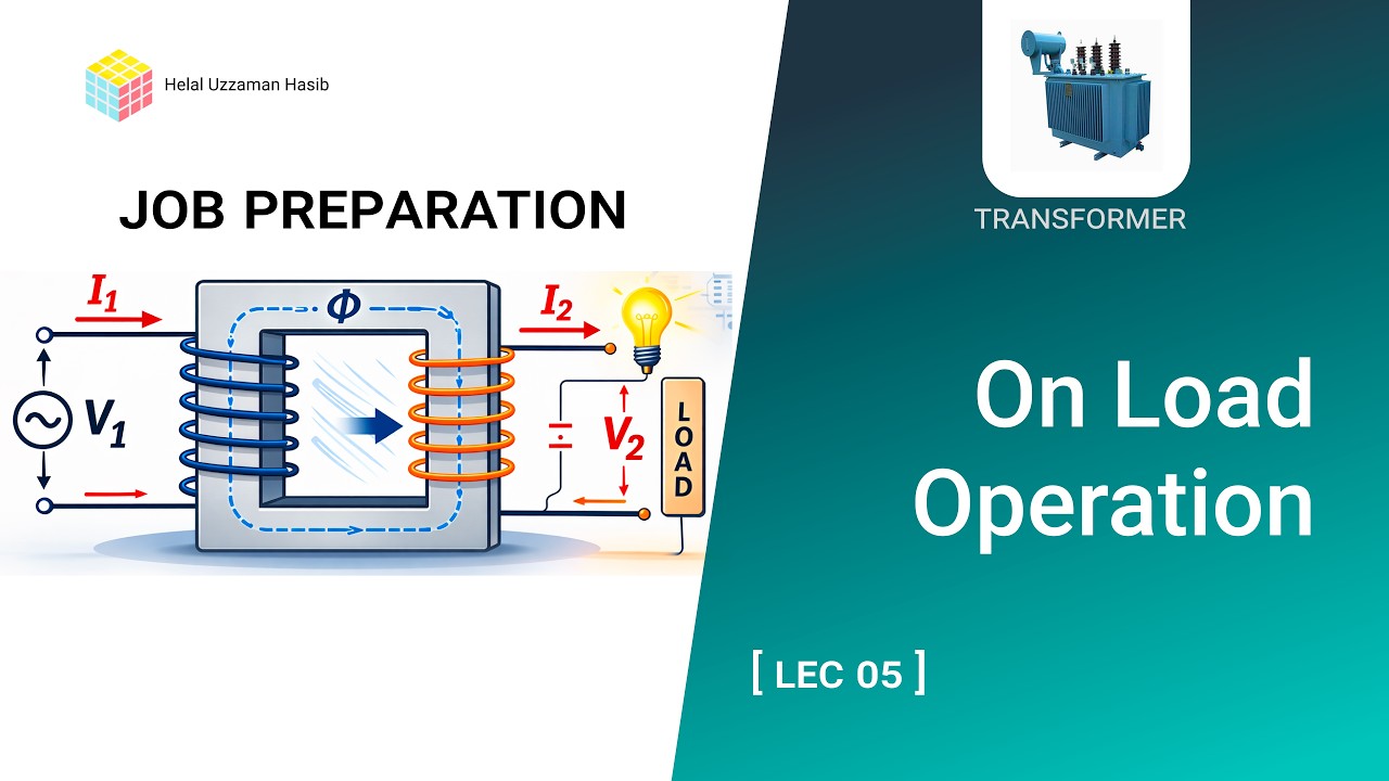 Transformer | Lec 05 – Load Operation – লোড অবস্থায় ট্রান্সফরমার - YouTube