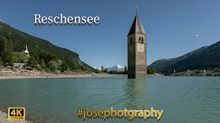 das versunkene Dorf am Reschensee