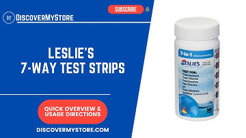 How to Use Leslies 7 Way Test Strips