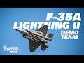 F35a lightning ii demo team performing at airventure 2020