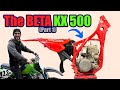 Using a kawasaki kx 500cc 2stroke engine to build the fastest beta motorcycle