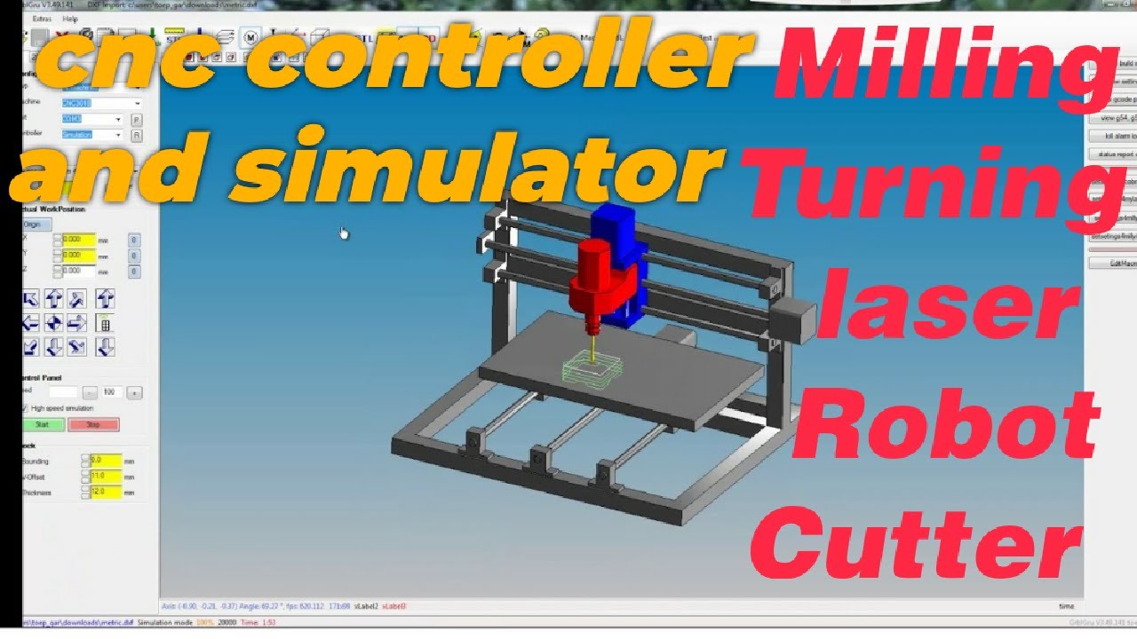 cnc grbl software How to use. - YouTube