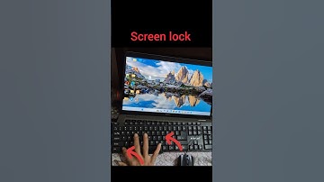 Lock Screen Shortcuts | #computer #pc #asmr #laptop