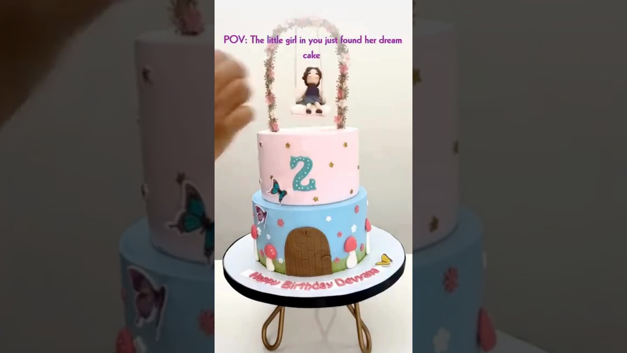 How to Make a Mini Swing/Jhoola for Parisian Theme Cake | Baby Girl Birthday Cake Topper Tutorial