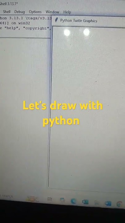 Draw with python - YouTube