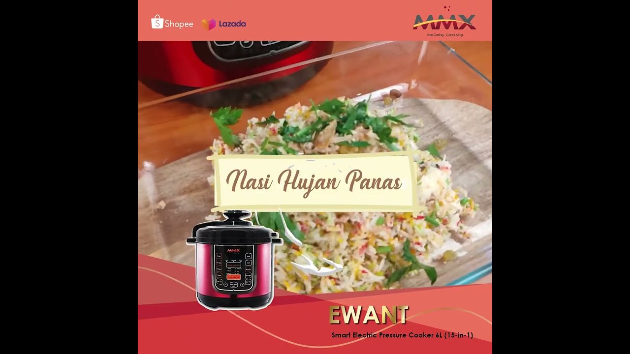 Nasi Hujan Panas Use Pressure Cooker Youtube
