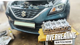 TOYOTA GLANZA / MARUTI SUZUKi BALENO OVERHEATING ISSUE & COMPRESSON TEST PART 2