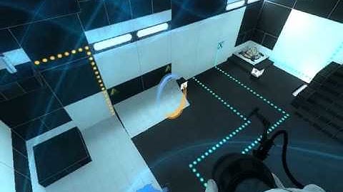 Portal 2 Custom Map run - cassattachamber.avi