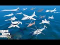 GTA 5 Largest Military Flyover Featuring United States Air Force, Army, Coast Guard, Marines & Navy