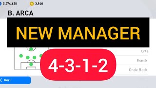 New Manager Test 4-3-1-2 B.arca