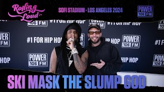 Ski Mask the Slump GodInterview At Rolling Loud With Power 106 & Justin Credible
