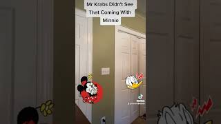 Minnie Beats Up Mr Krabs, Donald And Goofy