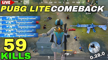 59 KILLS 😱 PUBG Lite Hacker Lobby 2025 | Insane Gameplay