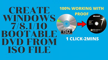 How to make Windows 7 Bootable DVD || Windows 7/8/10 Bootable DVD from ISO [100% working]