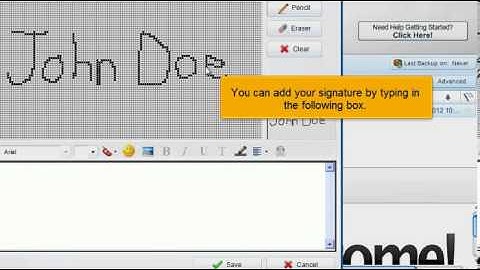 How to setup your email signature in IncrediMail