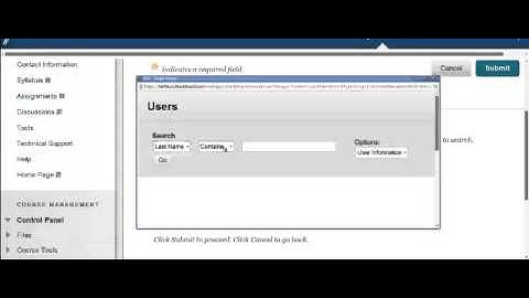 How to Manually Enroll a Student in Blackboard