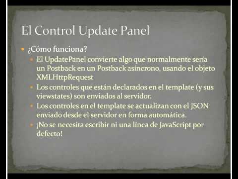 Usar el UpdatePanel