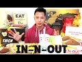Mukbang with thien innout animal style cheeseburger protein style burger and animal fries