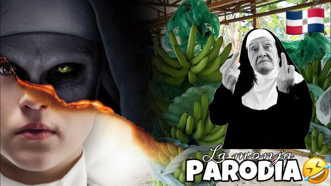 todo por un racimo de plátano🤣(la monja)||doblaje🇩🇴|| tobi dominicano
