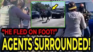 🚨BACKFIRED — Federal Agents Surrounded During Chicago ICE Arrest!