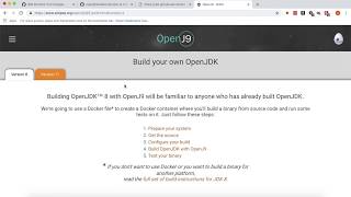 Part 1 - How to build your own OpenJDK8 with OpenJ9