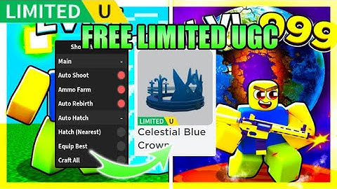 [FREE UGC LIMITED] Shoot Wall Simulator Script • Auto Farm [Roblox]