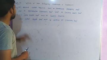Which of the following statement is incorrect | Second order reaction must be bimolecular Elementary