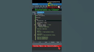 Enumerado ou Classe❓🤔🤖🚀