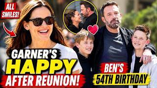 Jennifer Garner BEAMS After Reuniting With Ben Affleck on His 54th Birt ay