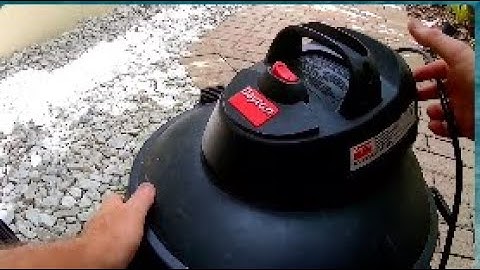 Clearing an A/C drain with a Shop Vac(Wet Vac)
