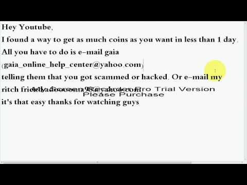 MAKE MILLIONS ON GAIA ONLINE