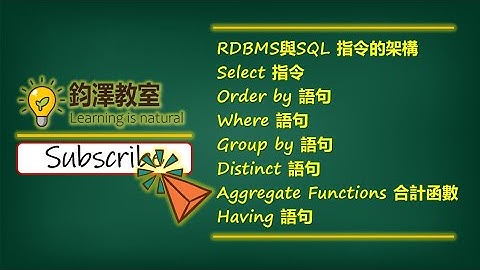 [DSE ICT Tutorial]如何使用SQL SELECT 指令?如何運作WHERE? ORDER BY?GROUP BY?Aggregate Functions?HAVING?[連中文字幕]