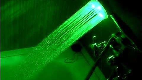 3 Colors Water Temperature 9 RGB LED Light Shower Head