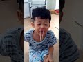 【本物】泣いて怒って、長〜い鼻水
