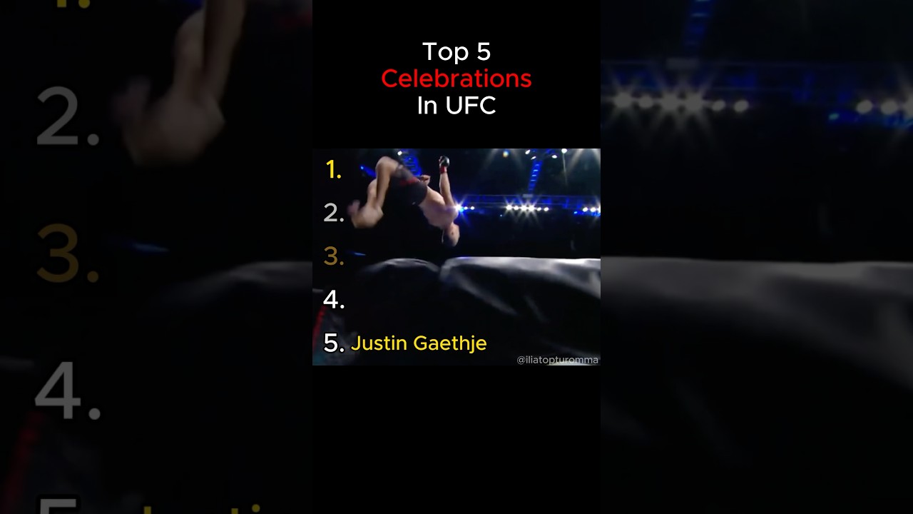 Top 5 Celebrations In UFC
