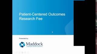 Pcori Fee Youtube Updated 2016