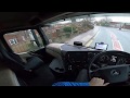 HGV CLASS 2 POV DRIVING MERCEDES ACTROS TRACTOR UNIT IN UK ROBERT MIHALACHE